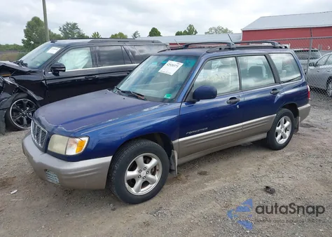 2002 Subaru Forester S from USA, damaged, VIN JF1SF65582H700874